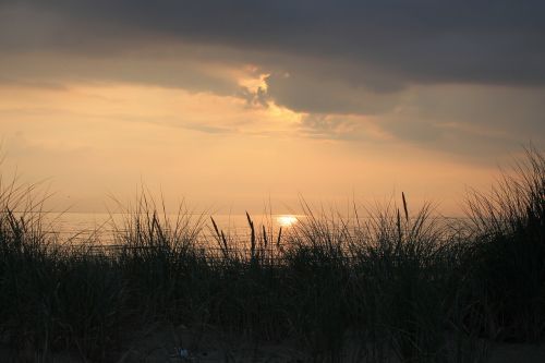 sunset summer beach