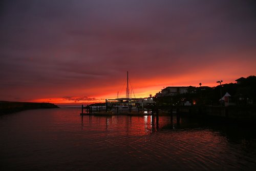 sunset  landscape  nature