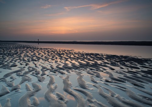 sunset  coast  beach