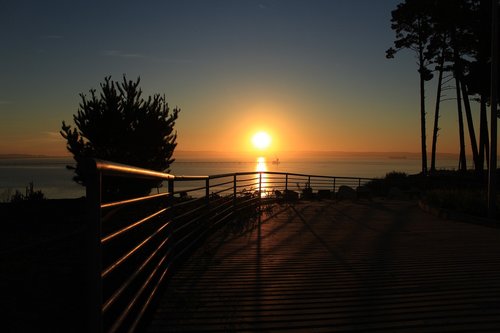 sunset  beach  landscape