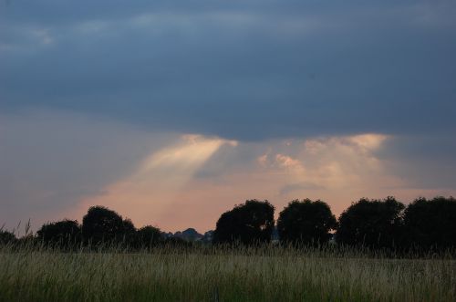 sunset himmel cloud