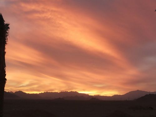 sunset egypt sinai