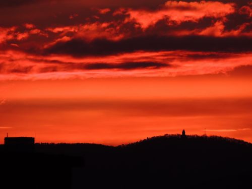 sunset budapest summer