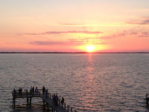 sunset florida skyline