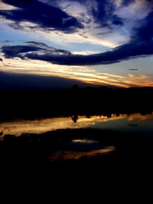 sunset sky cloud