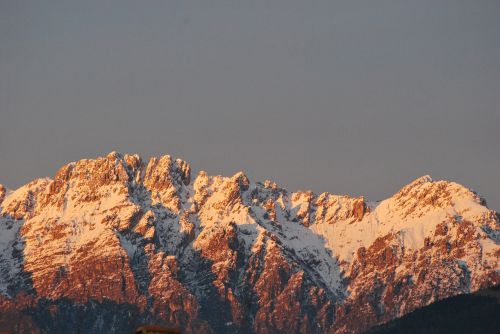 sunset mountain landscape