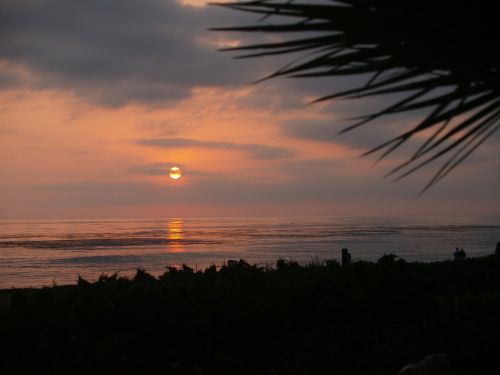 sunset landscape coast