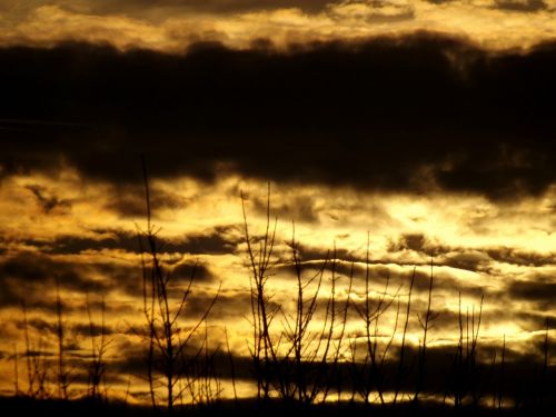 sunset sun cloud