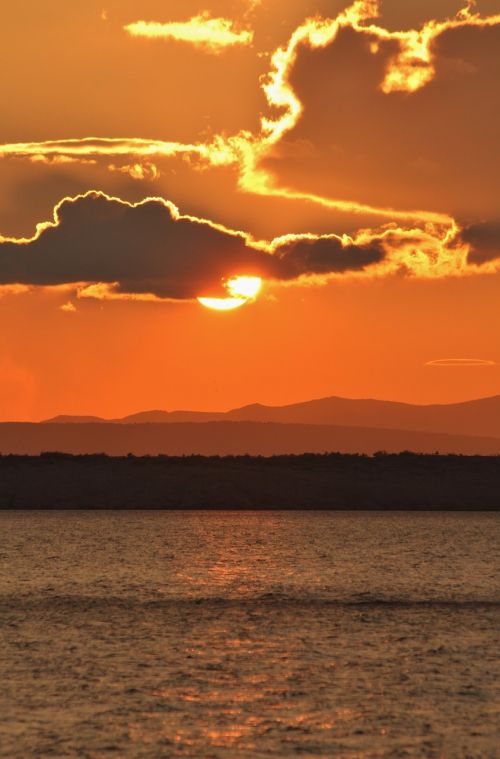 sunset abendstimmung nature sky