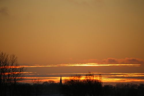 sunset himmel cloud