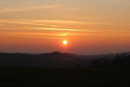 sunset dusk abendstimmung