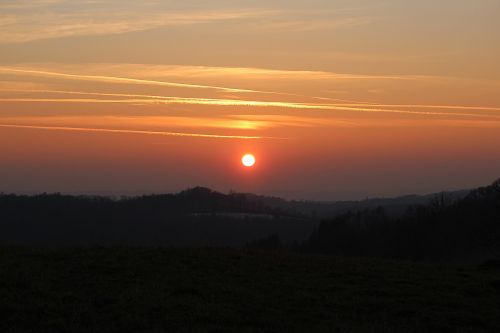 sunset dusk abendstimmung