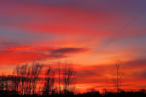 sunset background colorful