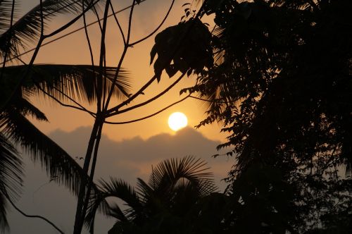 sunset sky south india