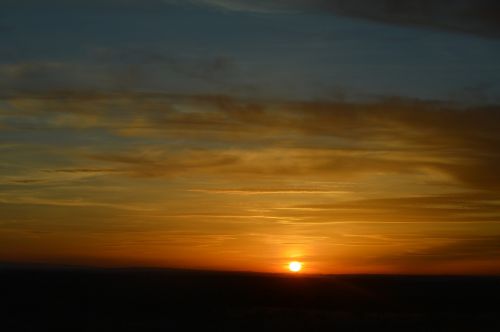 sunset sky clouds