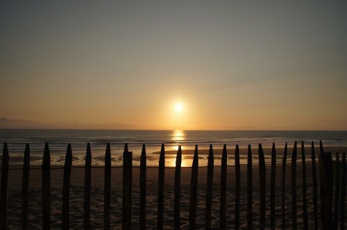 sunset fence biscarrosse