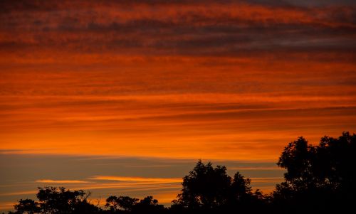 sunset sky clouds