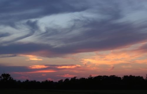 sunset cloud himmel