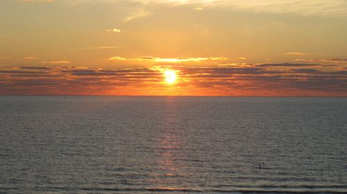 sunset ocean beach sunset