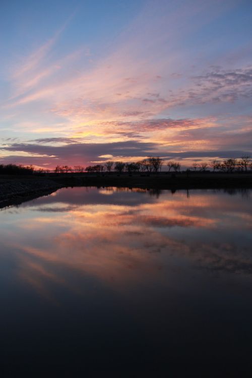 sunset clouds sky