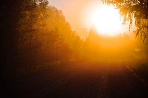 Sunset And The Road