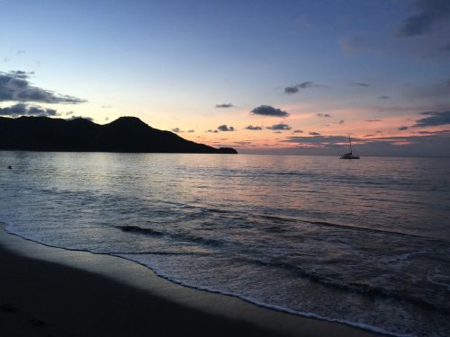 sunset by ocean beach ocean sky wellness perspective