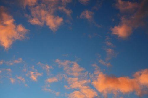 Sunset Cloud Background