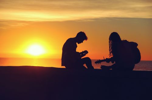 Sunset Couple