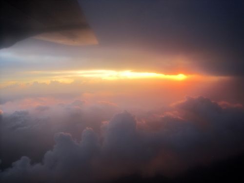 Sunset From Aircraft
