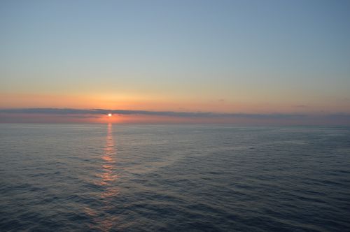 sunset over the sea sea sunset