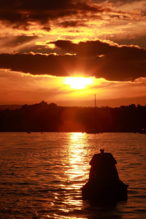 Sunset Over Water