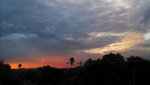 Sunset Under A Dark Sky