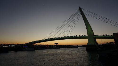 sunset under the bridge lover bridge bridge