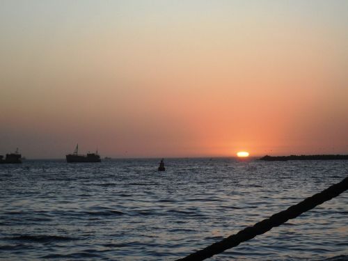 Sunset, Walvis Bay