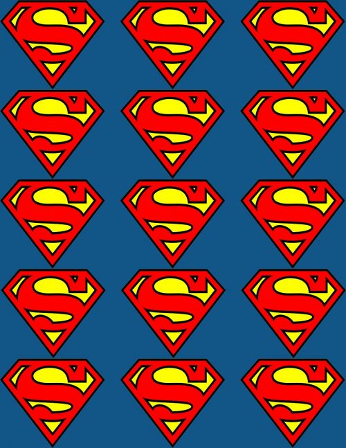 superman logo letter