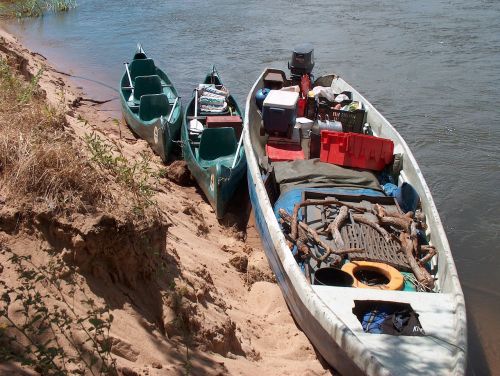 supplies boat canoe
