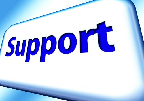 support help button button