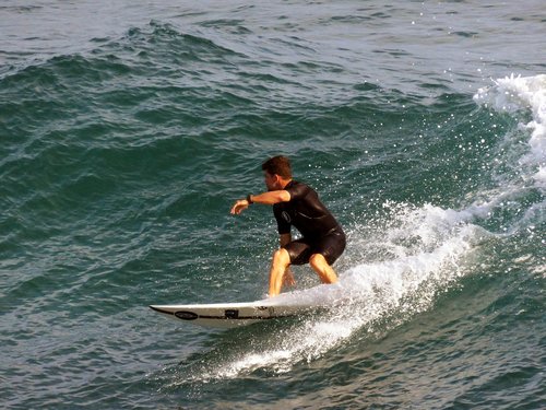 surf  surfer  wave