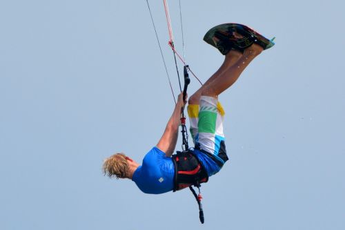 surf kite surfing man