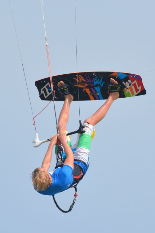 surf kite surfing man