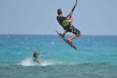 surf kite surfing man