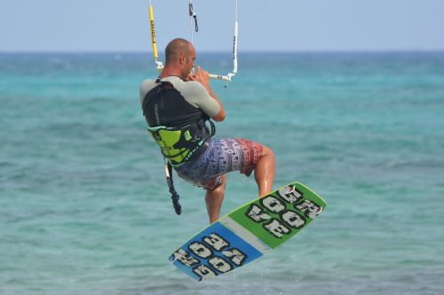 surf kite surfing man