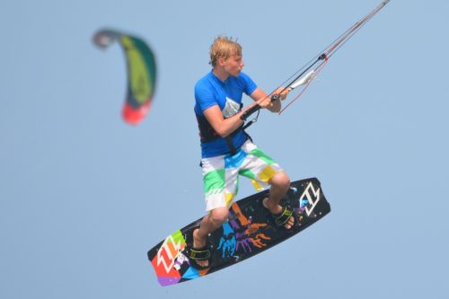 surf kite surfing man