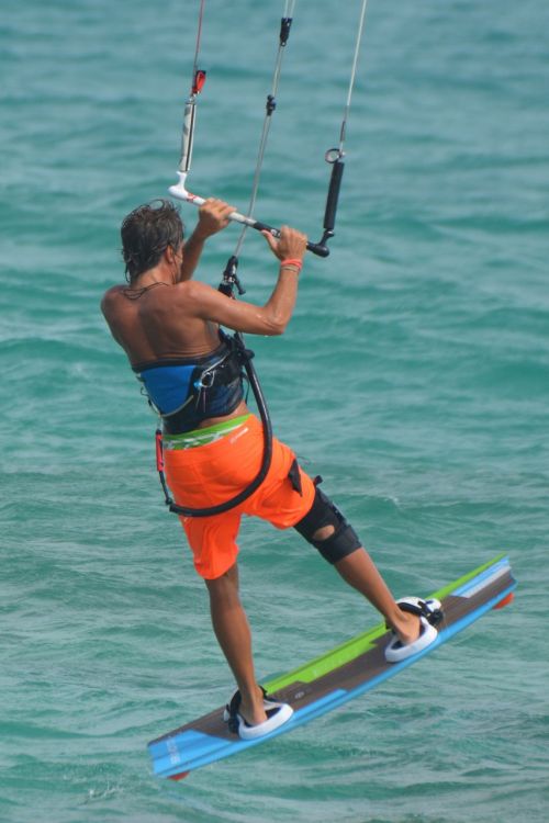 surf kite surfing man