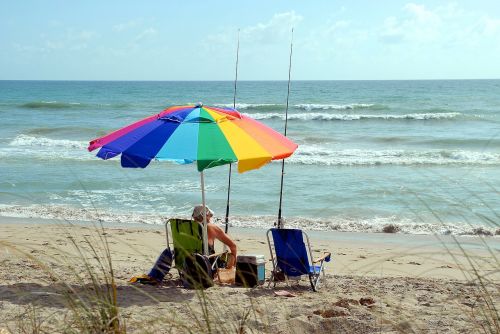 fisherman alone person