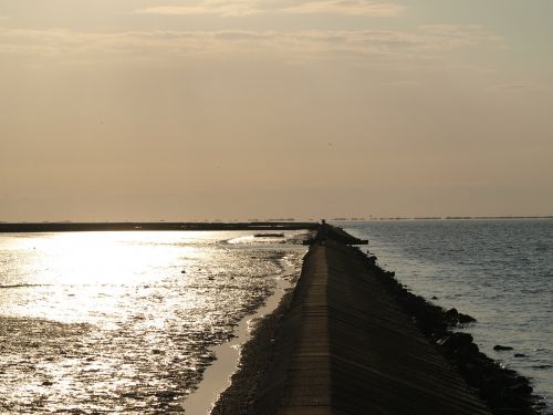 surf wall north sea wadden sea