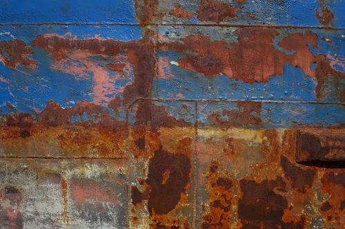 surface rust ship
