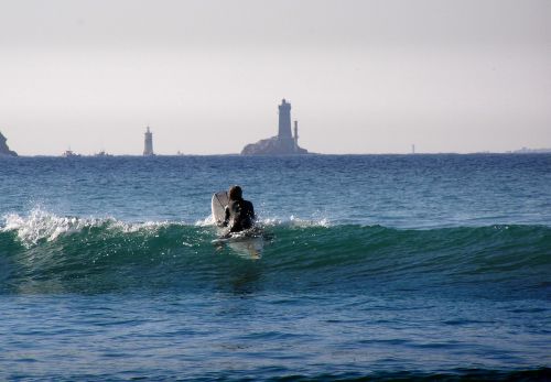 surfer brittany atlantic