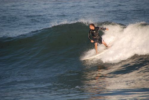 surfer surfing sea