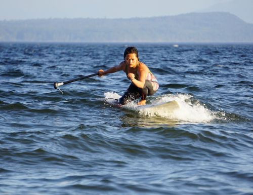 surfer paddleboard water